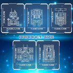 5in1 STEM Robot Building Kit, 560 PCS APP/Remote Control Mech RC Robotics for Kids Ages 8-12, Science Kit Coding Robots Toy Set, Birthday Gifts for Boys Age 8-14+