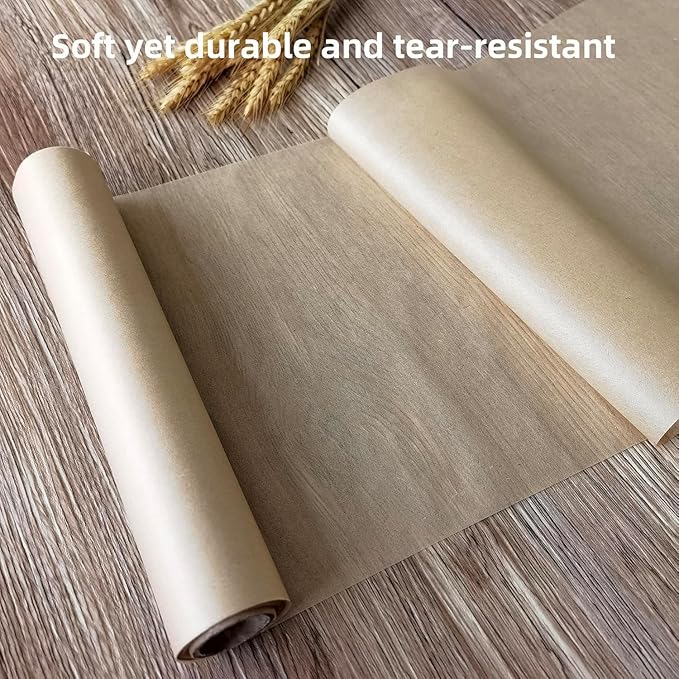 MLNSUNNY 9.4" x 787" Antiqued Tea Bag Paper Roll - Wet Strength Tissue for DIY Art, Tracing, Collage, Book Binding Repair | Handmade Lanterns & Cyanotype