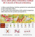 Joyhoor Cross Stitch Kits for Beginners Stamped Cross-Stitch Supplies Needlework preprint Embroidery Kits for Adults DIY Needlepoint Kits Embroidery Patterns 11CT-Colorful Eagle 17.7x17.7 inch
