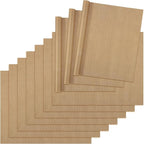 Svaldo Teflon Sheets for Heat Press, 10 Pack, 16x20 Heat Press Paper for T Shirts, Hat, Reusable Non Stick PTFE Teflon Sheet, Iron Transfer Paper for Sublimation Machine, Craft & Baking