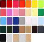 AUGSHY 33 Pcs Iron On Patches, 31 Colors Great for Jeans Crafts