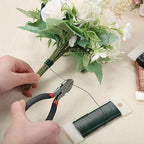 SONGZIMING Floral Arrangement Kit with Green Floral Tape, 22 Gauge Floral Wire Stems, 26 Gauge Paddle Floral Wire and Floral Wire Cutter for Bouquets banquets, Artificial Flowers