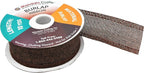 Mandala Crafts Brown Burlap Ribbon 1.5 Inches Wide Jute Ribbons for Crafts - 20 Yds Roll Rustic Burlap Wrap Trim Ribbons for Wreaths Bows Wedding Party Decoration