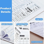 PlayDice Score Pads for Yahtzee: 120 Easy Tear Off, Large Print Score Sheets Compatible with Yardzee and Yahtzee Games (8.5x11-120 Pages)