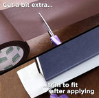 BookGuard 4 inch Premium Bookbinding Repair Cloth Tape, 15 Yard Roll, Brown
