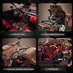 Reobrix Sports Car Building Blocks Set for Adults, Remote Control 1:8 Racing Car Vehicle Toy Model Building Kit for Kids, 11009, Creative Gifts for Boys Girls Adults 14+ (5480PCS)