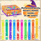 300 Piece Halloween Party Favor Bubbles, Halloween Bubble Wands Bulk for Kids Party Favor Supplies, Trick or Treat Goodie Bags, School Classroom Game Rewards, Halloween Miniatures