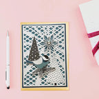 Lapoo Geometric Cutting Die for Scrapbooking - Durable, Cut Stencils for DIY Scrapbook Photo Album Decorative Paper Card, Card Making Supplies (Star Frame 5.5 x 3.9 in)