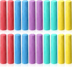 20 Pcs Sidewalk Chalks for Kids Non Toxic Jumbo Chalk for Party Gift Outdoor Art Classroom Play Painting (Multicolor)