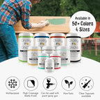 Chalky Chicks All-in-One Chalk Paint for Furniture or Cabinet -8Fl Oz- Matte Finish Powdered Snow (Pure White) for Metal, Wood Furniture Paint - No Sanding All-in-One for Home Decor & Crafts, USA Made