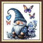 Findvoor Counted Cross Stitch Kits for Adults Full Range of Cross Stitching Embroidery Unprinted Pattern for Beginners, 11CT Needlepoint Kit Patterns Embroidery Kits-Colorful Butterfly Dwarf 18x18inch