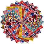 Japanese Washi Origami Paper 500 Sheets, 10 Vivid Colors, Colors Make Colorful and Easy Origami,6 Inch Square Sheet, for Kids & Adults, Papers, Arts and Crafts Projects (E-Book Included)