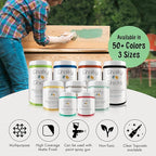 Chalky Chicks All-in-One Chalk Paint for Furniture or Cabinet - 32Fl Oz - Matte Finish Lime Ricki (Lime Green) for Metal, Wood Furniture Paint - No Sanding All-in-One for Home Decor & Crafts, USA Made