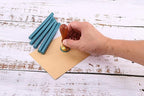 Yoption 15 Pieces Glue Gun Sealing Wax Sticks for Wax Seal Stamp, Great for Wedding Invitations, Envelopes, Cards, Christmas Gift Ideas, Wine Packages (Teal Blue)