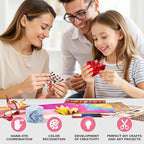 Joycat Pastel Glow in The Dark Origami Paper - 50 Sheets 6x6 Inches - Soft Luminous Sheets for Kids & Creative Projects, Ideal for Scrapbooking, Card Making and DIY Crafts