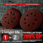 Sanding Disc 5 Inch 8 Hole, 100 Pcs Orbital Sanding Discs Hook and Loop, Sandpaper for Wood, 60 Grit Sand Paper for Random Orbital Sander