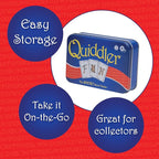 Playmonster Quiddler Card Games for Kids - Collectors Tin, Playing Cards Word Games, Deck of Cards, Fun Family Games for Kids and Adults, Game Night, Travel Games, Multi-Player, Ages 8+