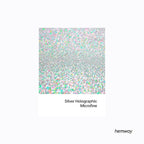 Hemway Polyurethane & Epoxy Resin Glitter 100g / 3.5oz Metallic Crystal Flake Additive for Flooring Jewelry Tumblers Glass Pigment - Microfine (1/256" 0.004" 0.1mm) - Silver Holographic