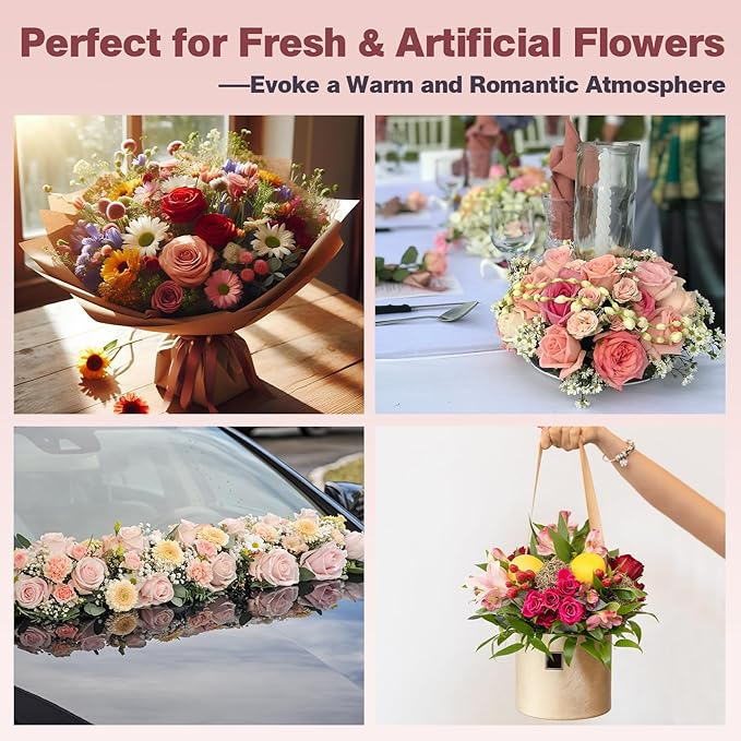 New 2025 6-Pack Floral Foam Blocks, Florist Green Foam for Flower Arrangements, Wet & Dry Styrofoam for Fresh and Artificial Flowers, Premium Plant Sponge Foam for Planters (5.5"L X 3.1"W X 1.6"H)
