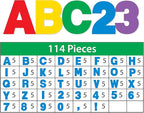 ArtSkills Poster Letters 4” Paper Letters for Poster Board Projects, Classroom Bulletin Boards, Sign Making Supplies,Classic Primary, 190 Pieces