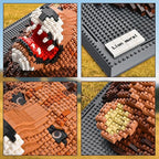 BNG Wall Art Lion Building Blocks Sets(1849PCS),A Wall Decor Set for Adults Who Love Creative Hobbies-Gift Toy for Adults