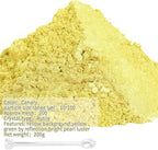 Mica Powder,7.05OZ（200g）,Canary Mica Powder Pigment for Epoxy Resin，Lip Gloss，Car Paint，Dye，Soap Making，Nail Polish,Epoxy Resin,Candle Making,Bath Bombs