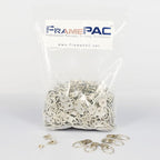 D Ring Picture Hangers with Screws - 500 Pack - Bulk D Rings - Pro Quality Hangers - Picture Hanging Solutions