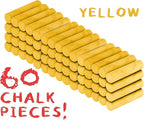 Kid Made Modern 60 Count Pack of Sidewalk Chalk – Yellow