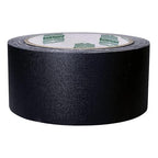 BookGuard 2 Inch Bookbinding Tape, Vinyl Coated Cotton Cloth Book Tape, Ideal Book Repair and Library Supplies - 15 Yards, Black