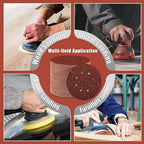 40 Grit 5 Inch Sanding Discs Hook and Loop Sandpaper, 100 PCS 8 Hole Adhesive Coarse Sand Paper for Random Orbital Sander