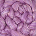 Merino Silk Luxe Tonal Designer Blend. Superfine Merino, Mulberry Silk, Tussah Silk. Top Roving for Spinning or Felting. Pastel Passion 1oz
