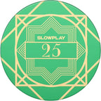 SLOWPLAY Nash Ceramic Poker Chips in Bulk, Casino Grade Ceramic 12-Gram Poker Chip for Texas Hold'em, 43mm Professional Chips Pack of 50 with Denomination of 25