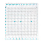 Acrylic Quilting Ruler 11.5" x 10.5" for Precise Fabric Cutting Quilt Rulers Quilting Sewing Tools Slotted Rulers,Stripology Ruler for Quilting
