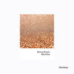Hemway Polyurethane & Epoxy Resin Glitter 100g / 3.5oz Metallic Crystal Flake Additive for Flooring Jewelry Tumblers Glass Pigment - Microfine (1/256" 0.004" 0.1mm) - Bronze Brown