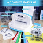 Manual Die Cutting & Embossing Machine,Portable Die Cut Machine with Storage Box,6'' Opening Size for Cardmaking,Scrapbooking and DIY Crafts-Full Tools Included