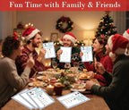 Roll A Snowman Game, Christmas Dice Games for Families & Large Groups-25 Players, Christmas Party Games for Adults, Winter Holiday Decorations White Elephant Gifts Ideas