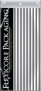 Flexicore Packaging Gray Pin Stripe Print Gift Wrap Tissue Paper Size: 15 Inch X 20 Inch | Count: 50 Sheets | Color: Gray Pin Stripe
