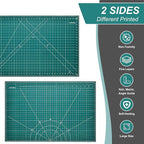 Prime Vinyl Cutting Mat, 23" x 35" Large Self Healing Sewing Mat, 5-Ply Heavy Cut Board, Rotary Cutting Mat for Crafts, Sewing Supplies and Quilting Tools