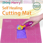 Self Healing Cutting Mat A1 24"x36" – Double Sided 5-Ply Craft Mat for Sewing, Quilting, Fabric, Scrapbooking – Pink/Purple