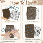 CHGCRAFT Numbers Pattern Polymer Clay Texture Sheet Stars and Paper Airplanes Silicone Texture Mat for Polymer Clay Making Earrings Jewelry DIY Crafts 5.5 × 5.5 Inch