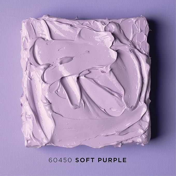 FolkArt Super Thick Acrylic Paint with a Textured Finish, Soft Purple, 4 oz