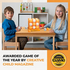 Bounce Battle™ Game Set – Marbled Edition – Fast-Paced Family & Party Game for Kids, Teens & Adults – Strategy & Skill with 27 Balls & Marbled Cube – Creative Child Game of The Year Winner