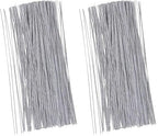 Juvale 600-Pack White 18 Gauge Floral Wire Stems - 16 in Length - Pre-Cut & Bendable Craft Wire - for DIY Artificial Flower Arrangements