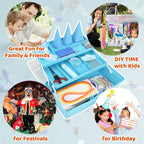 JoyPlus Quilling Kits for Beginners with Manual, 24 Tools & Supplies with Durable Storage Box, Updated Paper Crimper Tool, Premium Husking Board & Electronic Pen Blue