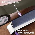 BookGuard 3 inch Premium Bookbinding Repair Cloth Tape, 15 Yard Roll, Olive