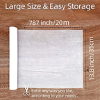 MLNSUNNY 13.8"x787" Artist Teabag Roll Paper - Wet Strength Tissue for DIY Decor, Tracing, Collage, Bookbinding & Repair, Cyanotype, Lanterns Craft