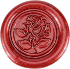 Yoption 5 Pcs Metallic Red Sealing Wax Sticks with Wicks for Wax Seal Stamp, Wedding Invitations, Envelopes, Gifts Sealing