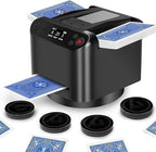 Automatic Card Shuffler and Dealer 360°Rotating 2 Decks Card Dealer