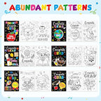 JAPBOR Kindergarten Graduation Coloring Book - 24PCS Mini Preschool Graduate Color Books Bulk for Party Favor, Congrats Grad Small Colour Page for Graduate Gifts Class School Drawing Painting Game