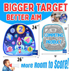 2 in-1 Dinosaur and Spaceship-Themed 27-inch Bean Bag Toss Game Set for for 1-2 Players, Backyard Games, Family Party, Birthday, for Toddlers Ages 3 4 5 6 Year Old- Amazon Exclusive